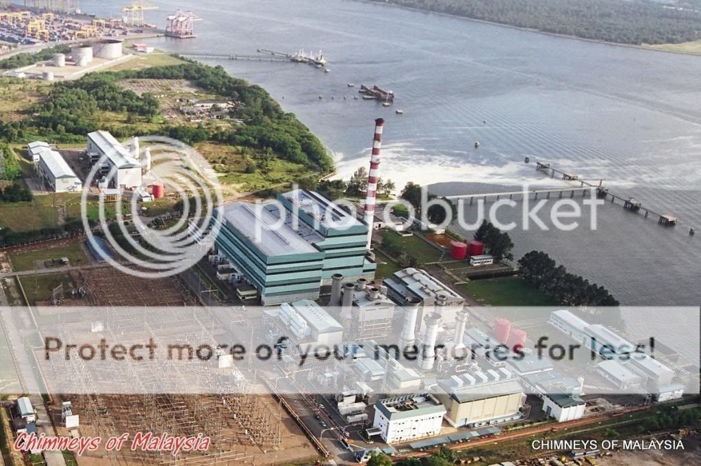 Chimneys of Sultan Iskandar Power Station