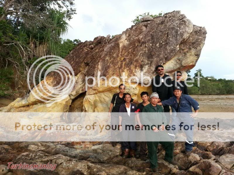 The Lion rock of Labuan