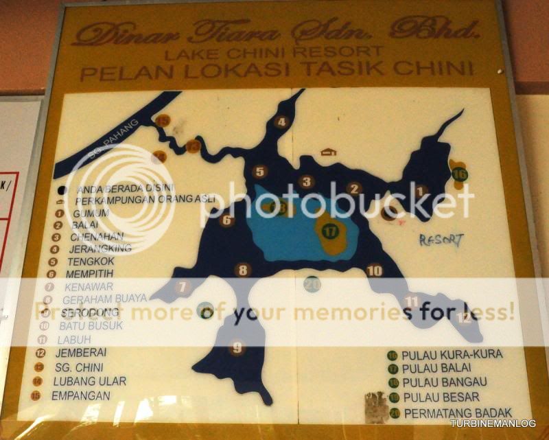 map of Lake chini